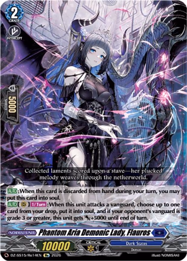 Phantom Aria Demonic Lady, Flauros - RE (DZ-SS15/Re14EN)