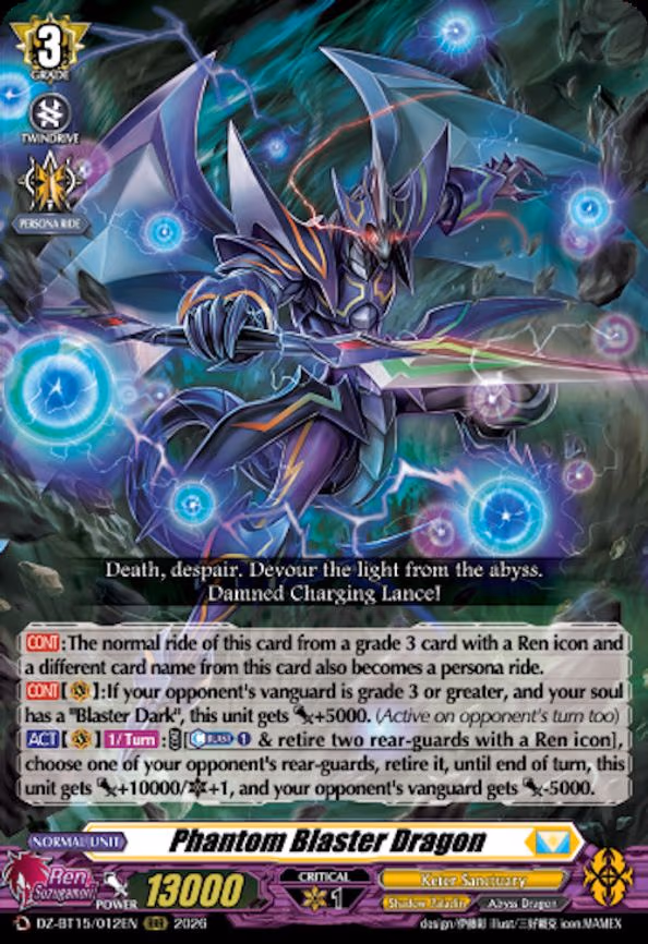Phantom Blaster Dragon - RRR (DZ-BT15/012EN)