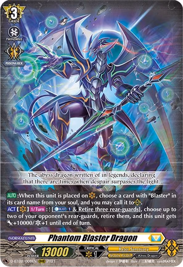 Phantom Blaster Dragon - RRR (D-BT02/008EN)