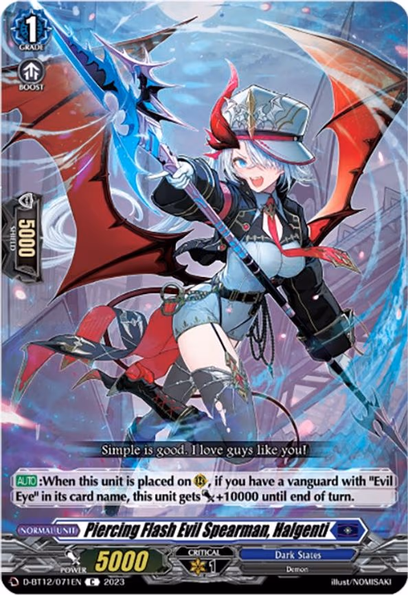 Piercing Flash Evil Spearman, Halgenti - C (D-BT12/071EN)