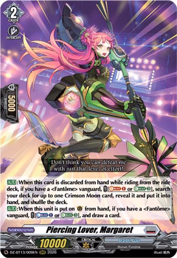 Piercing Lover, Margaret - RRR (DZ-BT13/009EN)