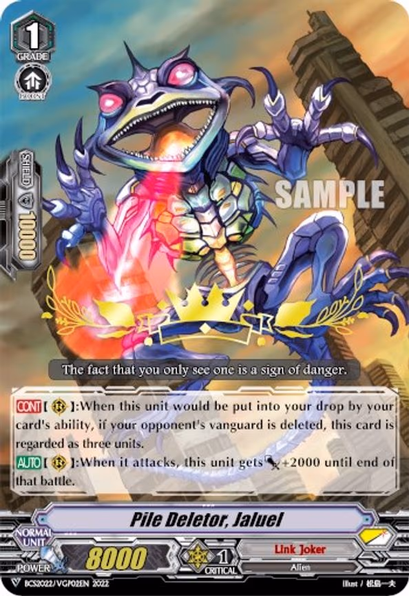 Pile Deletor, Jaluel - PR (BCS2022/VGP02EN)