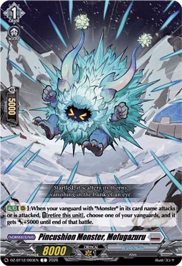 Pincushion Monster, Mofugazuru - C (DZ-BT12/093EN)