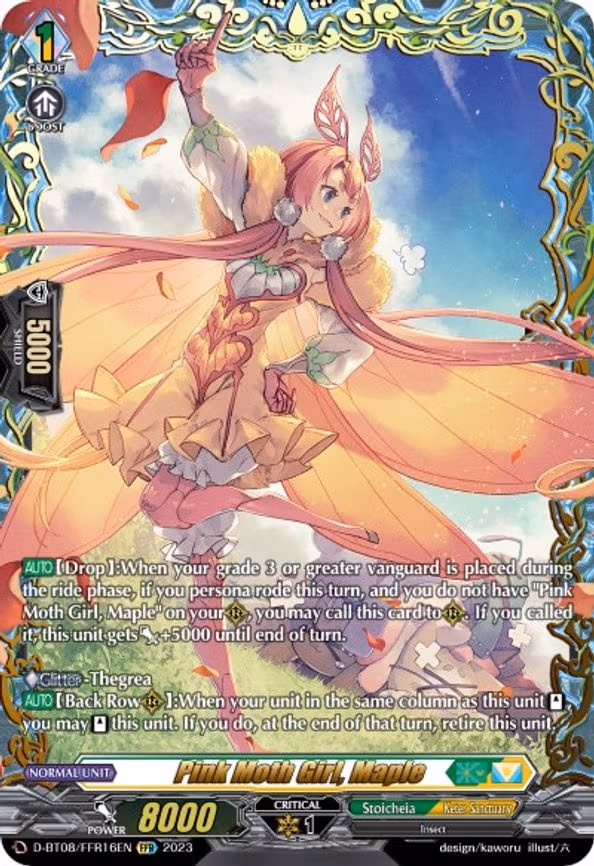 Pink Moth Girl, Maple - FFR (D-BT08/FFR16EN)