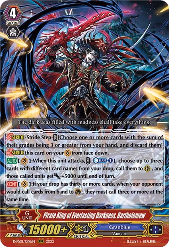 Pirate King of Everlasting Darkness, Bartholomew - RRR (D-PS01/019EN)