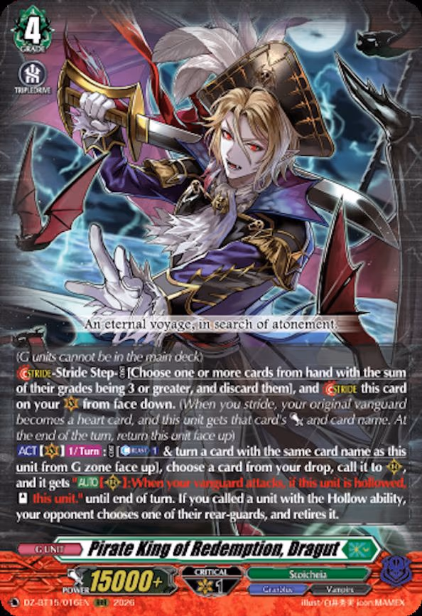 Pirate King of Redemption, Dragut - RRR (DZ-BT15/016EN)