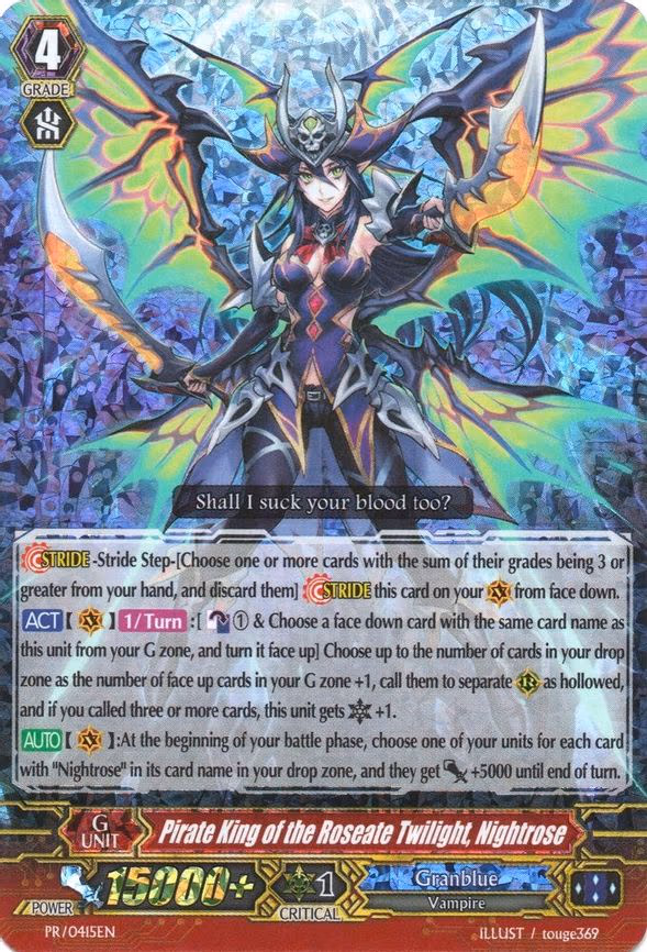 Pirate King of the Roseate Twilight, Nightrose - PR (PR/0415EN)