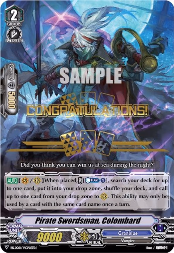 Pirate Swordsman, Colombard