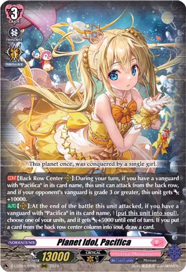 Planet Idol, Pacifica - RRR (D-LBT04/006EN)
