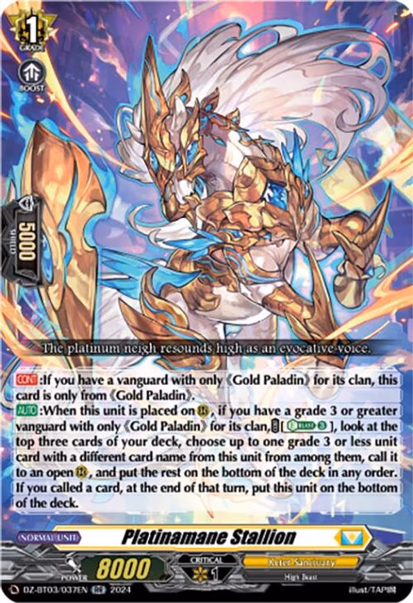 Platinamane Stallion - RR (DZ-BT03/037EN)