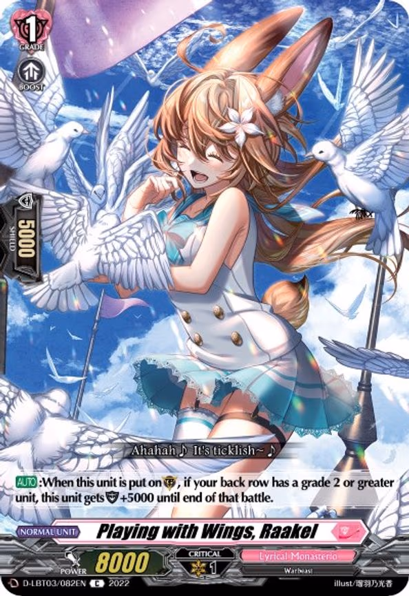 Playing with Wings, Raakel - C (D-LBT03/082EN)