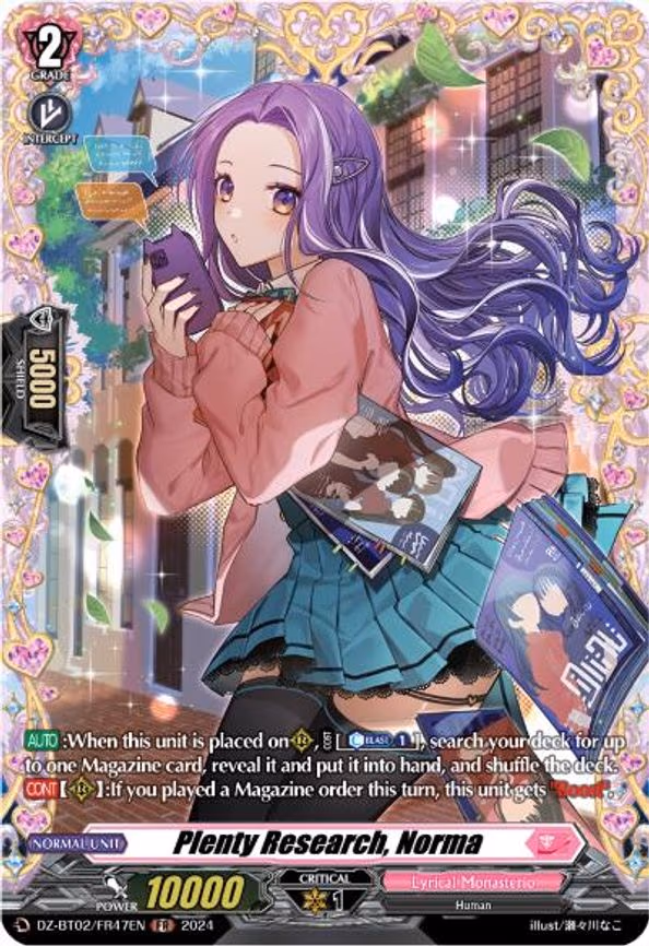 Plenty Research, Norma - FR (DZ-BT02/FR47EN)