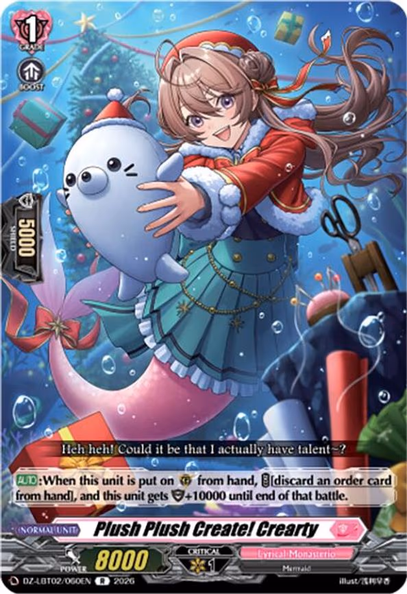 Plush Plush Create! Crearty - R (DZ-LBT02/060EN)