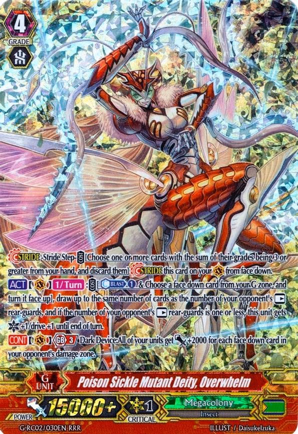 Poison Sickle Mutant Deity, Overwhelm - RRR (G-RC02/030EN)