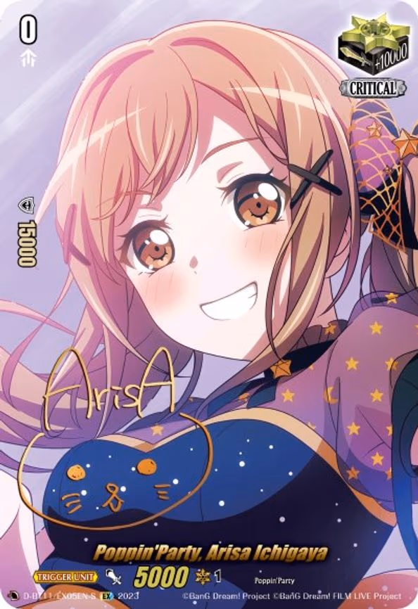 Poppin'Party, Arisa Ichigaya (Signature) - EX (D-BT11/EX05EN-S)