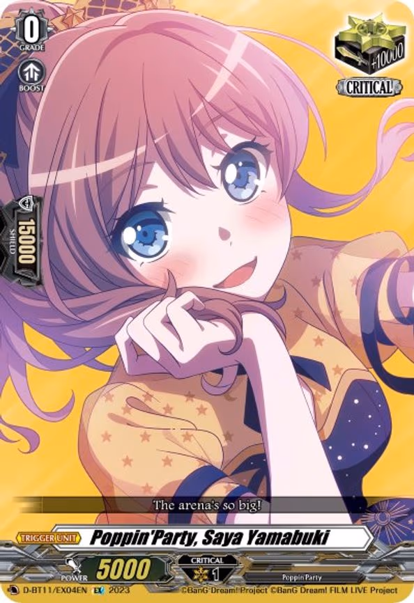 Poppin'Party, Saya Yamabuki - EX (D-BT11/EX04EN)