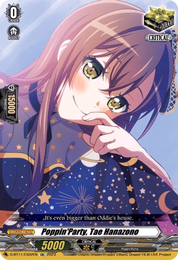 Poppin'Party, Tae Hanazono - EX (D-BT11/EX02EN)
