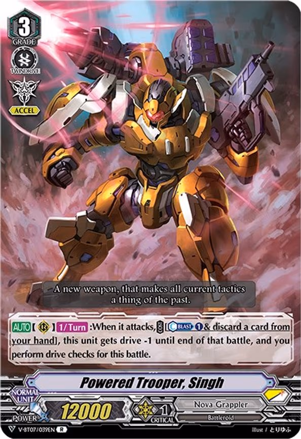Powered Trooper, Singh - R (V-BT07/039EN)