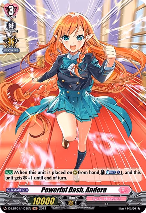 Powerful Dash, Andora (Holo) - H (D-LBT01/H03EN)
