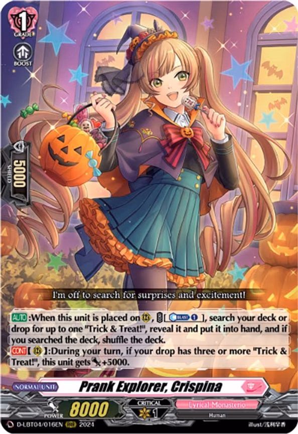 Prank Explorer, Crispina - RRR (D-LBT04/016EN)