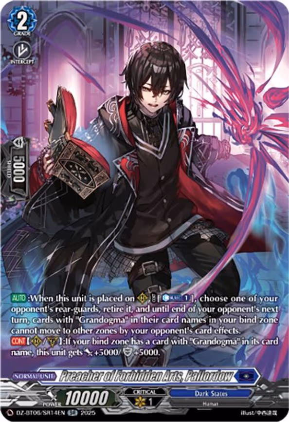 Preacher of Forbidden Arts, Pallordow - SR (DZ-BT06/SR14EN)