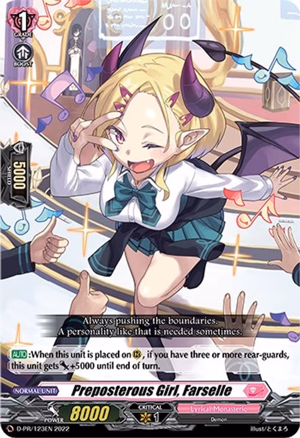 Preposterous Girl, Farselle - PR (D-PR/123EN)