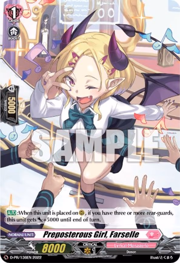 Preposterous Girl, Farselle - PR (D-PR/136EN)