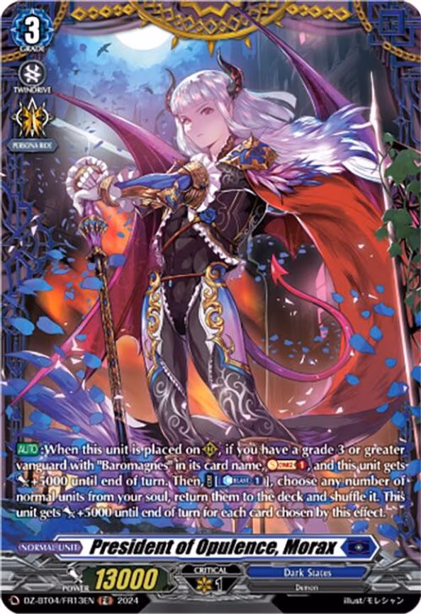 President of Opulence, Morax - FR (DZ-BT04/FR13EN)