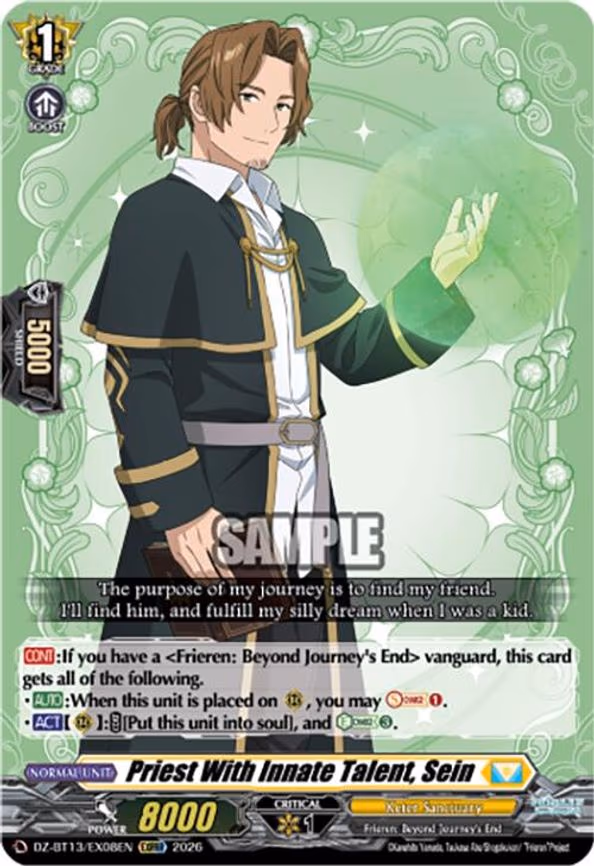 Priest With Innate Talent, Sein - EXRRR (DZ-BT13/EX08EN)
