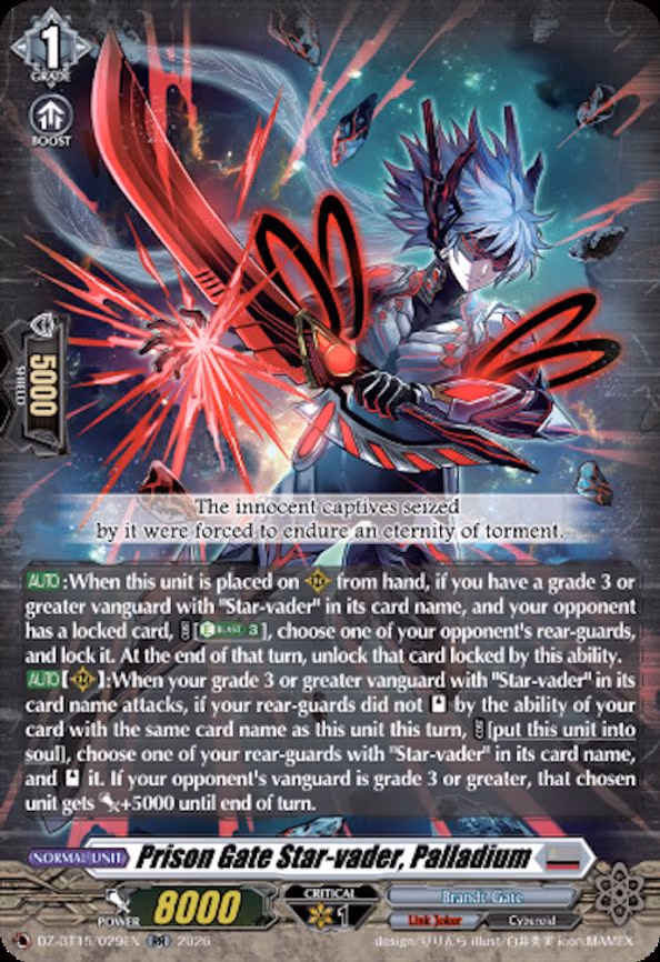 Prison Gate Star-vader, Palladium - RR (DZ-BT15/029EN)