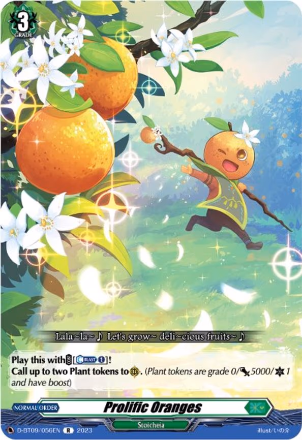 Prolific Oranges - R (D-BT09/056EN)