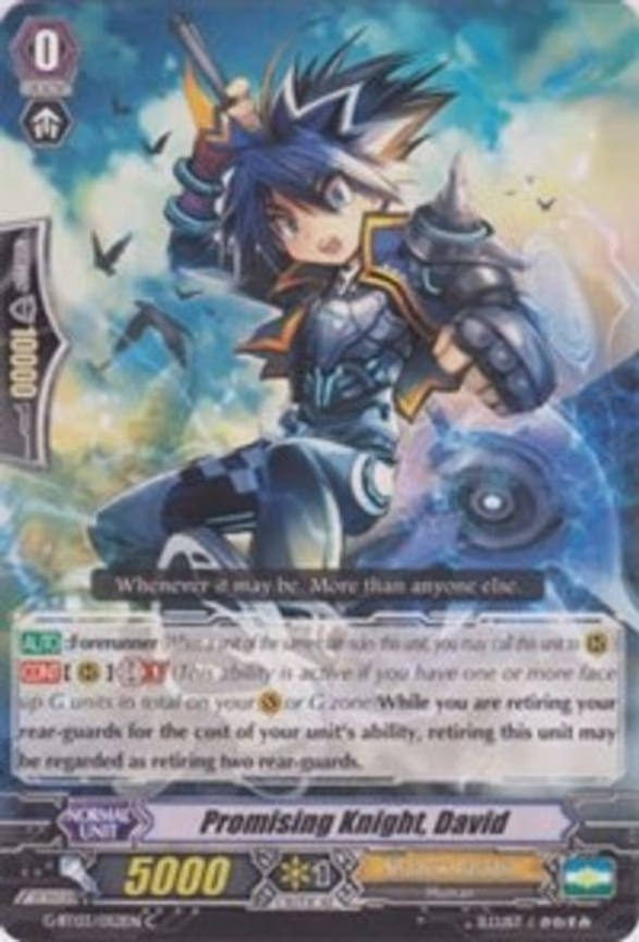 Promising Knight, David - C (G-BT03/052EN)
