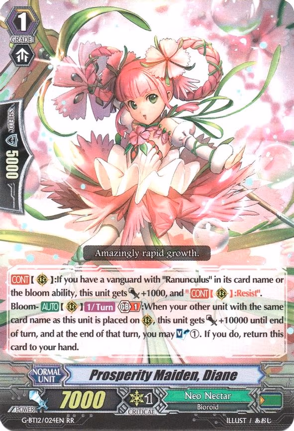 Prosperity Maiden, Diane - RR (G-BT12/024EN)