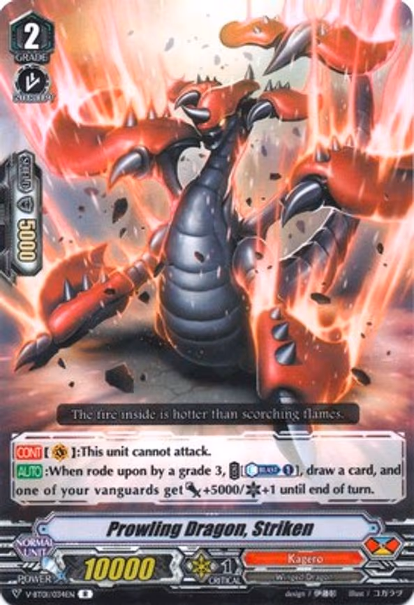 Prowling Dragon, Striken