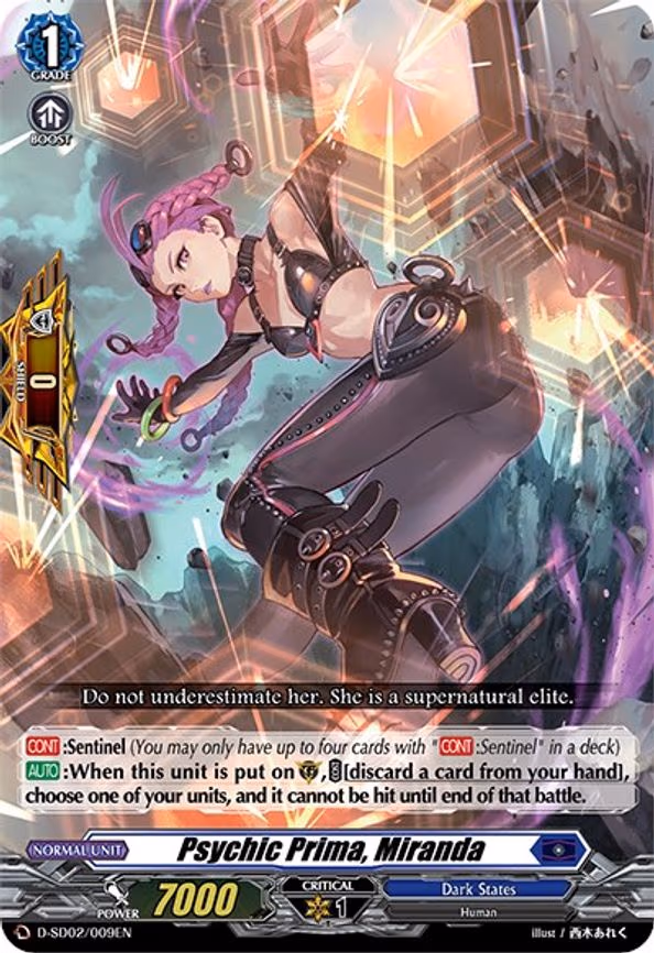 Psychic Prima, Miranda