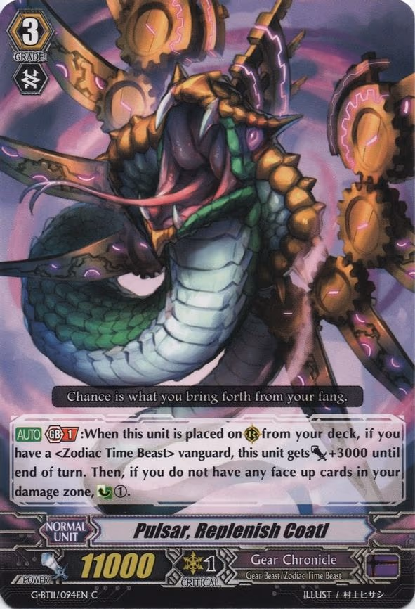 Pulsar, Replenish Coatl - C (G-BT11/094EN)