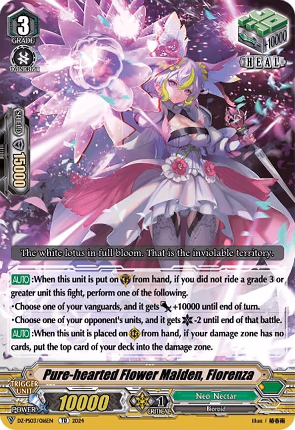 Pure-hearted Flower Maiden, Fiorenza - TD (DZ-PS03/016EN)
