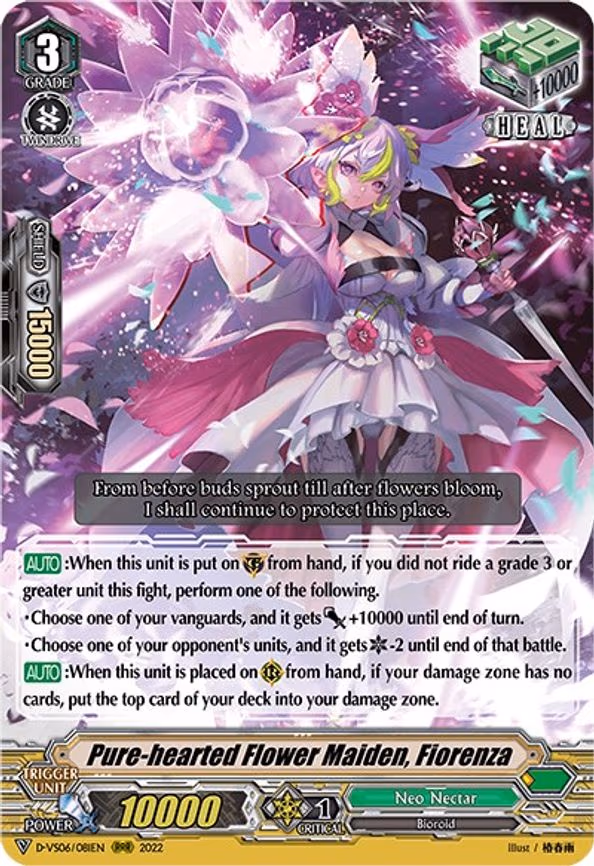 Pure-hearted Flower Maiden, Fiorenza - RRR (D-VS06/081EN)
