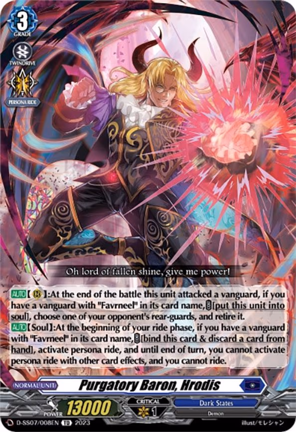 Purgatory Baron, Hrodis
