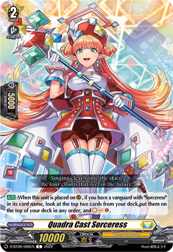 Quadra Cast Sorceress - C (D-BT06/088EN)