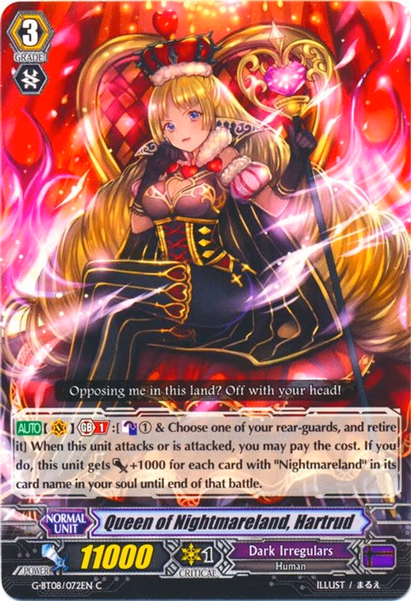 Queen of Nightmareland, Hartrud - C (G-BT08/072EN)
