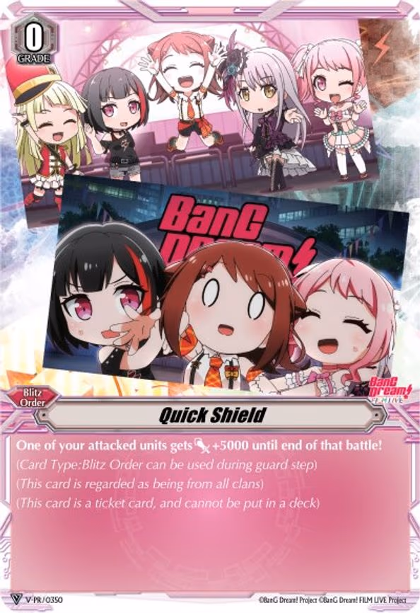 Quick Shield (BanG Dream!) - PR (V-PR/0350)