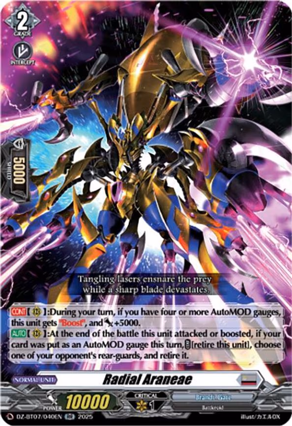 Radial Araneae - RR (DZ-BT07/040EN)
