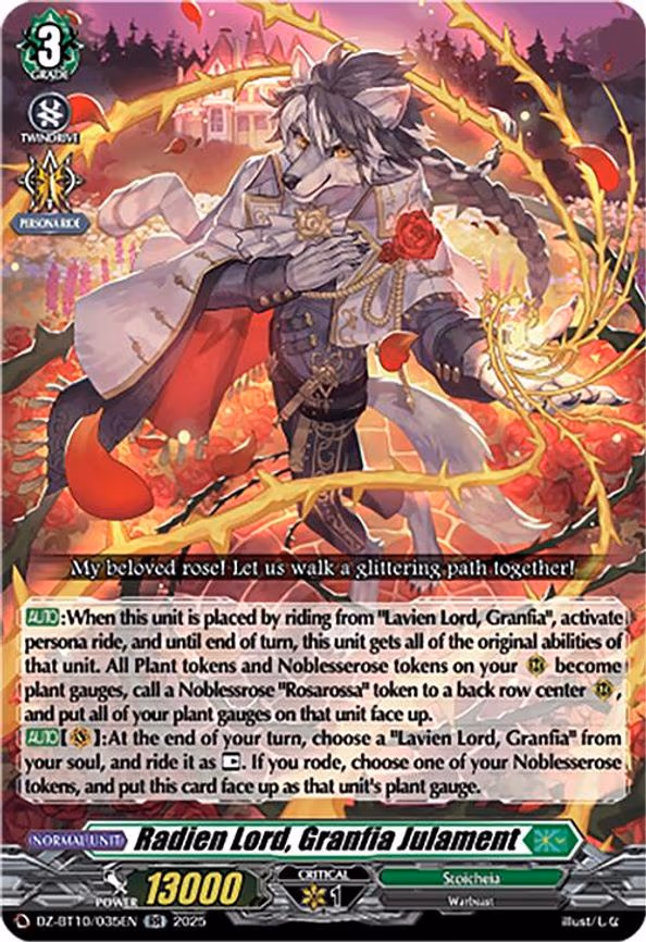 Radien Lord, Granfia Julament - RR (DZ-BT10/035EN)