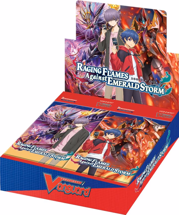 Raging Flames Against Emerald Storm Booster Box