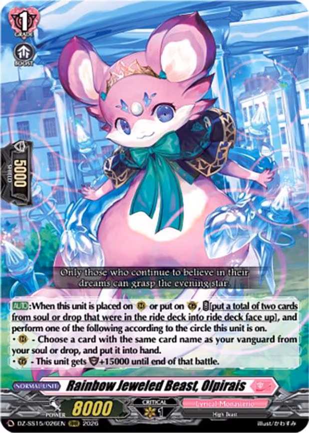 Rainbow Jeweled Beast, Olpirais - RRR (DZ-SS15/026EN)