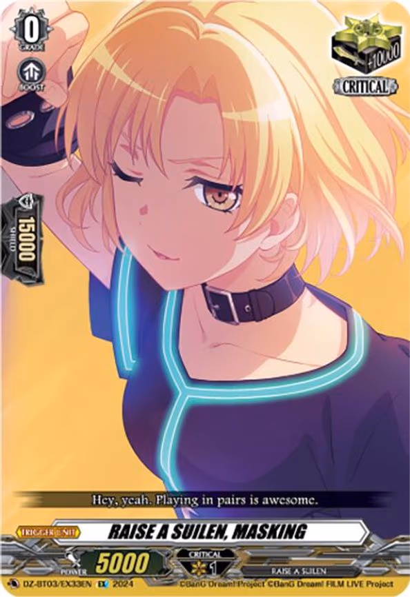 RAISE A SUILEN, MASKING - EX (DZ-BT03/EX33EN)