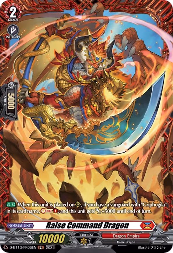 Raise Command Dragon - FR (D-BT13/FR06EN)