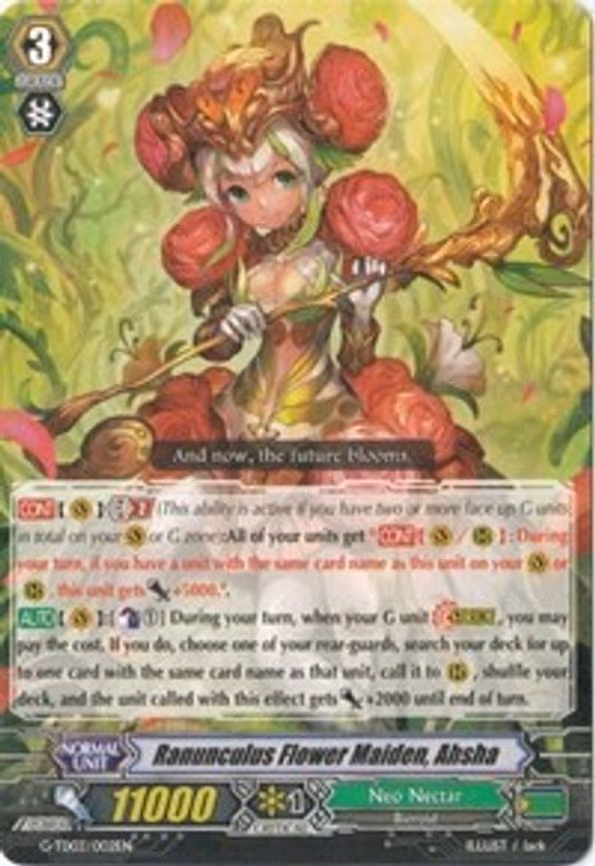 Ranunculus Flower Maiden, Ahsha