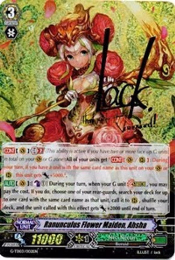 Ranunculus Flower Maiden, Ahsha